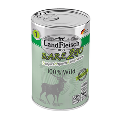 Консерви для собак Landfleisch B.A.R.F.2GO 100% Wild (з м'ясом дичини) LandFleisch