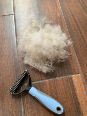 Колтунорез для удаления подшерстка шерсти Single Side Pet Hair Knots Dematting Comb для собак и кошек Derby