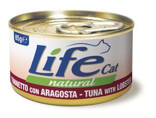 Консерва для котів LifeNatural Тунець з лобстером (tuna with lobster), 85 г LifeNatural