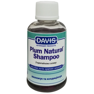 Шампунь с протеинами шелка Davis Plum Natural для собак и котов Davis