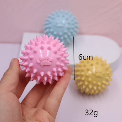 Игрушка-мяч для чистки зубов собак Spiky Dog Toy Ball Derby