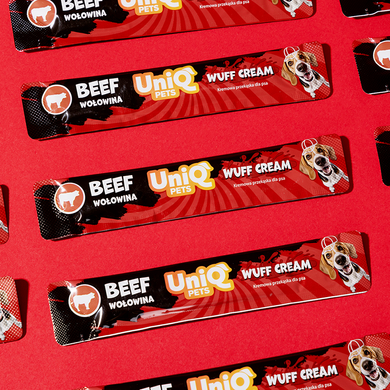 Кремові ласощі для собак UNIQ PETS WUFFCREAM з яловичиною UniQ PETS