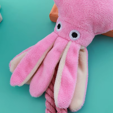 М&rsquo;яка іграшка для собак Derby Octopus Shape Dog Plush Toy with Cotton Rope Derby