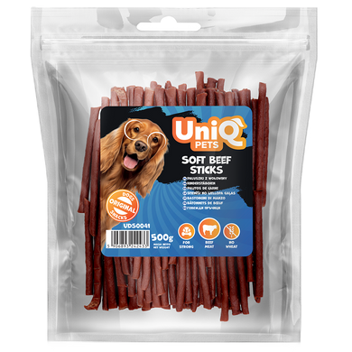 Ласощі для собак UniQ PETS М'які яловичі палички UniQ PETS