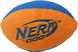 М'який футбольний м'яч для собак Nerf Dog Trackshot з інтерактивною пищалкою і хрустом, Помаранчевий, Medium/Large