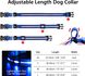 LED нашийник MASBRILL для собак, Блакитний, X-Small
