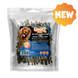 Лакомство для собак UniQ PETS Тонкие скрученные палочки из кожи рыбы, рыба, 500 г