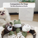 М'яка іграшка для собак Derby Elephant Shape TPR + Rope Dog Toy