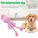 М&rsquo;яка іграшка для собак Derby Octopus Shape Dog Plush Toy with Cotton Rope