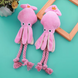 М&rsquo;яка іграшка для собак Derby Octopus Shape Dog Plush Toy with Cotton Rope
