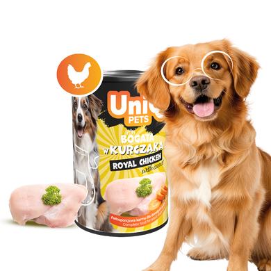 Консервы для собак UNIQ PETS DOG WET FOOD ROYAL CHICKEN с курицей UniQ PETS