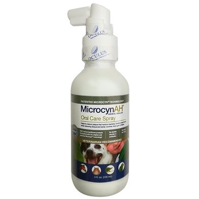 Спрей для догляду за ротовою порожниною всіх видів тварин Microcyn Oral Care Spray Microcyn
