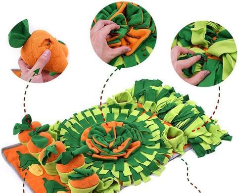 Килимок для нюхання для собак Derby Carrot Design Pet Snuffle Mat Derby