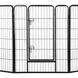 Металевий вольєр для цуценят, 8 панелей: 80х120 см