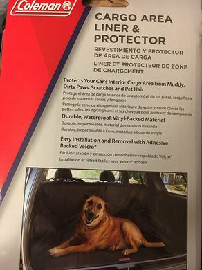 Водонепроницаемый чехол на сиденья автомобиля Coleman Cargo Area Liner & Protector для собак