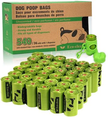 Еко-пакети Eco-clean для фекалій собак