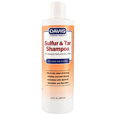 Шампунь с серой и дегтем Davis Sulfur & Tar Shampoo для собак Davis Veterinary