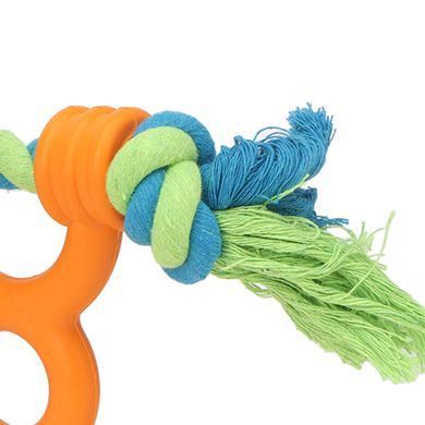 Іграшка-канат для собак Derby Dog Rope Toy with TPR Tug Handle Derby