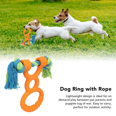 Іграшка-канат для собак Derby Dog Rope Toy with TPR Tug Handle Derby