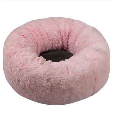 Лежак со съемной подушкой Red Point Donut Светло-розовый Red Point