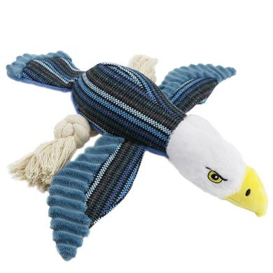 Мягкая игрушка для собак Bird Shaped Squeaky Dog Plush Toy с веревками и пищалкой Derby