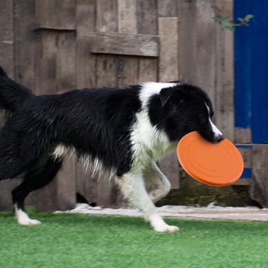 Силіконова літаюча тарілка-фризбі для собак Soft Silicone Dog Flying Disc, 1 шт. Derby