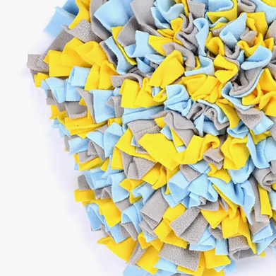 Килимок для нюхання для собак Derby Bone Shape Pet Snuffle Mat, Yellow Derby