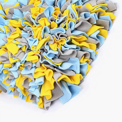 Килимок для нюхання для собак Derby Bone Shape Pet Snuffle Mat, Yellow Derby