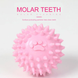 Игрушка-мяч для чистки зубов собак Spiky Dog Toy Ball, Розовый