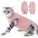 Костюм для восстановления кошек после операции ZJLIFE PET, Pink