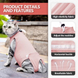 Костюм для восстановления кошек после операции ZJLIFE PET, Pink