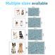 Літня охолоджуюча підстилка для собак Derby Ice Silk Material Summer Pet Cooling Mat Dog Pattern - Blue, 45х60 см