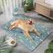 Літня охолоджуюча підстилка для собак Derby Ice Silk Material Summer Pet Cooling Mat Dog Pattern - Blue, 45х60 см