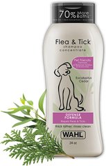 Шампунь від бліх та кліщів для собак Wahl Flea & Tick Repelling з евкаліптом, кедром та розмарином WAHL
