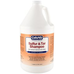 Шампунь з сіркою і дьогтем Davis Sulfur & Tar Shampoo для собак Davis Veterinary