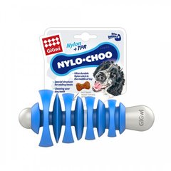 Игрушка для Собак Gigwi Nylo-Choo Диспенсер для Угощений Синий 15 cм GiGwi