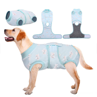 Восстановительная попона для собак Wan Talk Recovery Suit, White Stars Wan talk