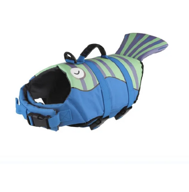 Спасательный жилет для собак Derby Fish Design Blue Derby