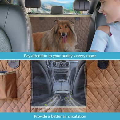 Чехол для автомобильного сидения Lassie Dog с сетчатым визуальным окном Lassie