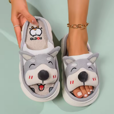 Домашние тапочки All-One Home Grey Corgi