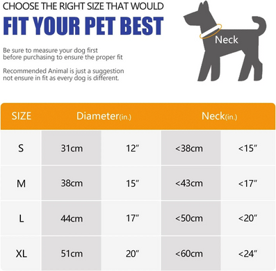 Ветеринарний комір для собак Total Pet Health, Orange