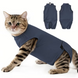 Костюм для восстановления кошек после операции ZJLIFE PET, Grey-Blue, L, 36 см, 38-48 см, 22-30 см