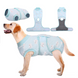 Восстановительная попона для собак Wan Talk Recovery Suit, White Stars, 5XL, 65 см, 88-95 см, 60 см