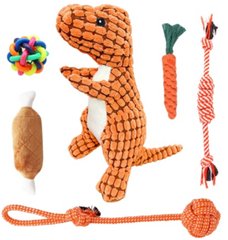 Набір мотузкових іграшок для собак Orange 6шт. Derby