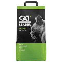 Супер-поглинаючий наповнювач CAT LEADER Classic в котячий туалет CAT LEADER