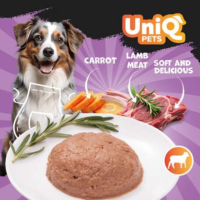 Консерви для собак UNIQ PETS DOG WET FOOD ROYAL LAMB з ягнятою UniQ PETS