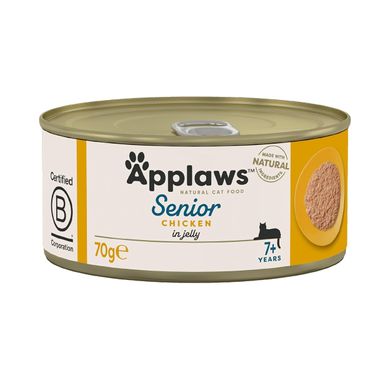 Консервований корм для котів похилого віку Applaws Senior Chicken in Jelly з куркою в желе Applaws