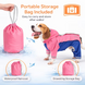 Комбінезон-дощовик для собак Premium Dog Rain, Pink, 3XL, 58-60 см, 27-31 см, 17-18 см