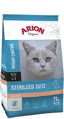 Сухой корм для котов ARION Adult Cat Sterilized 33/12 Salmon ARION