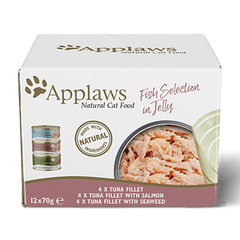 Набор консерв для котов Applaws Fish Selection in Jelly, 12х70g Applaws